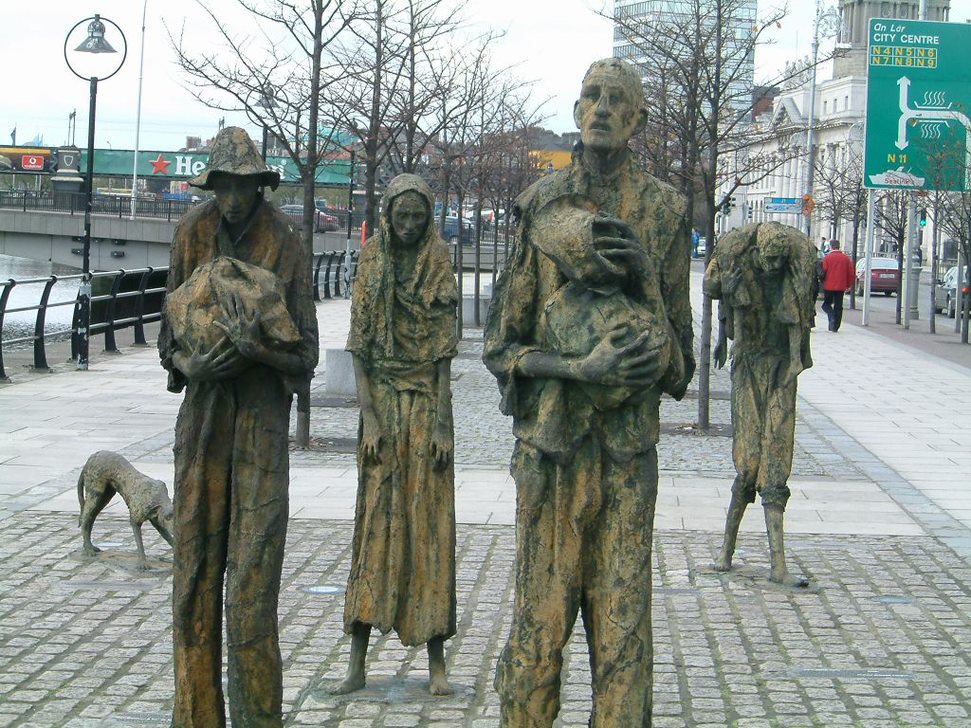 Dublin, Ireland's monument to the Irish famine